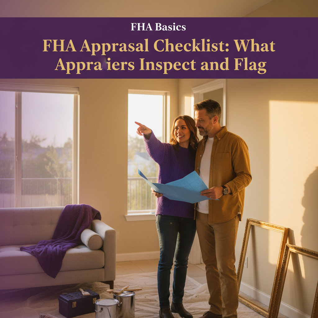 FHA Appraisal Checklist: What Appraisers Inspect and Flag FHA Appraisal Checklist: What Appraisers Inspect and Flag