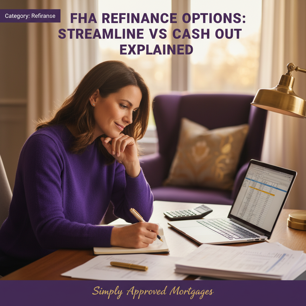 FHA Refinance Options: Streamline Vs Cash Out Explained FHA Refinance Options: Streamline Vs Cash Out Explained