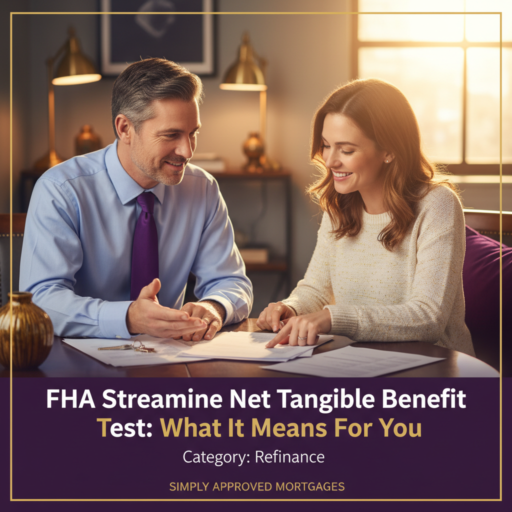 FHA Streamline Net Tangible Benefit Test: What It Means For You FHA Streamline Net Tangible Benefit Test: What It Means For You