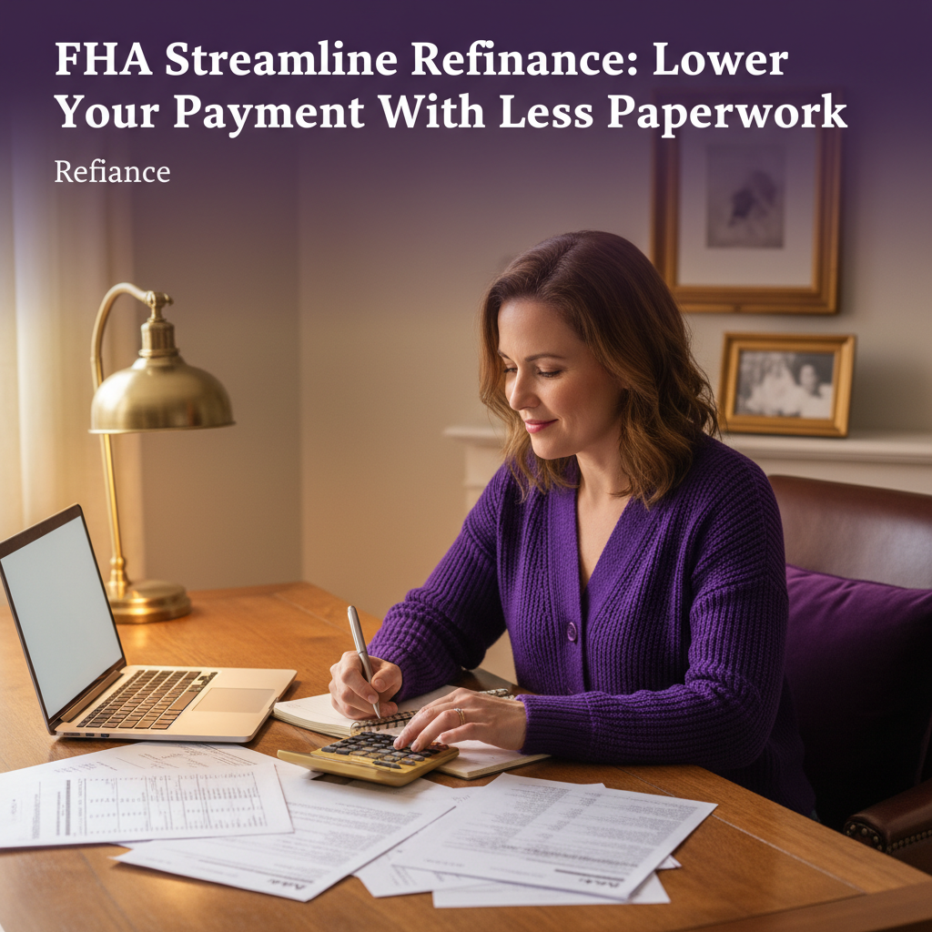 FHA Streamline Refinance: Lower Your Payment With Less Paperwork FHA Streamline Refinance: Lower Your Payment With Less Paperwork